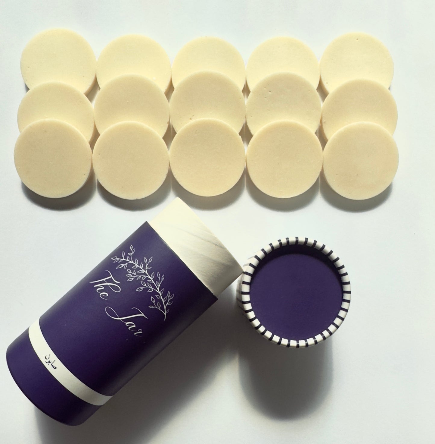 صابون خالي من العطور شرائح دائريه